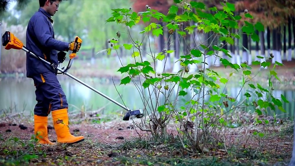 Аккумуляторный триммер 20В без АКБ и ЗУ INGCO CSTLI20018 INDUSTRIAL