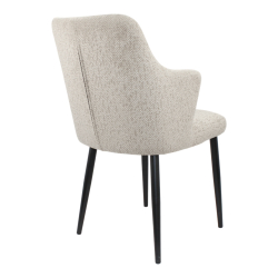 Стул "Монт" (арт. 346), велюр Сити01 бежевый, ножки черные