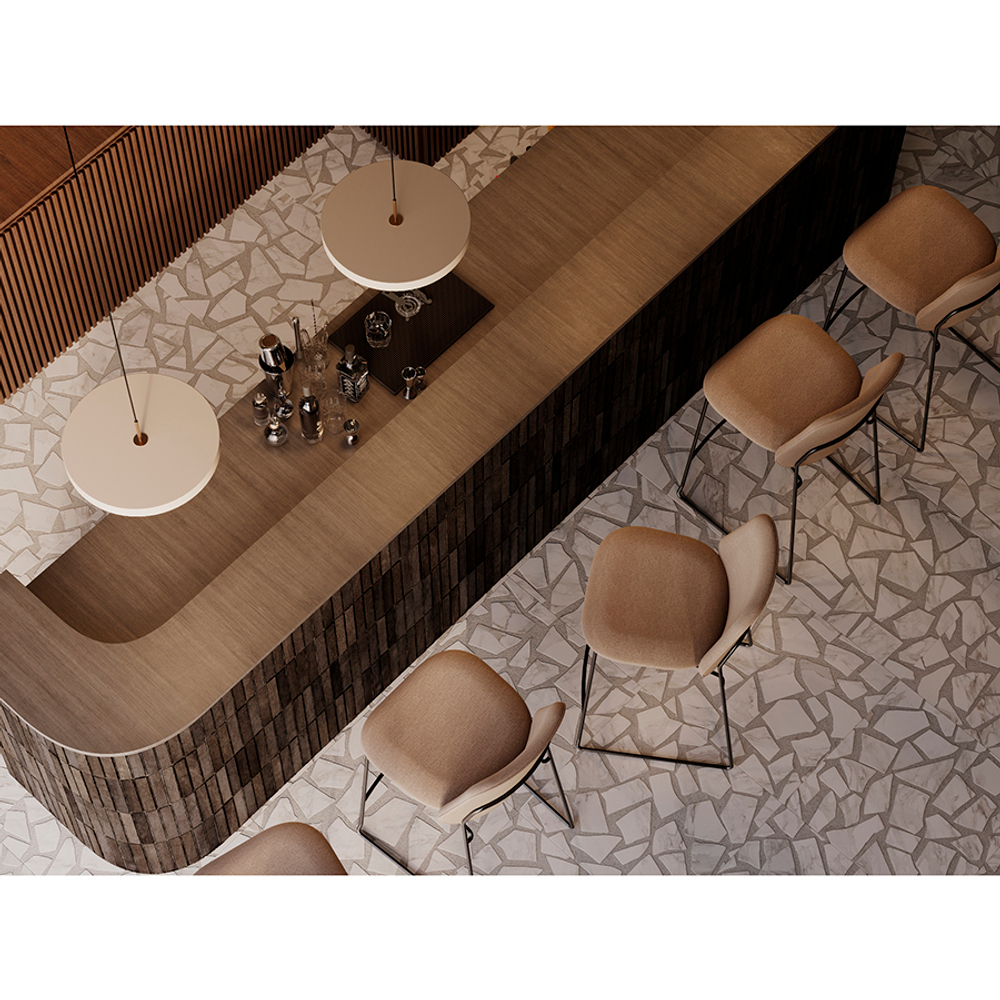 Стул барный niels, рогожка, темно-коричневый