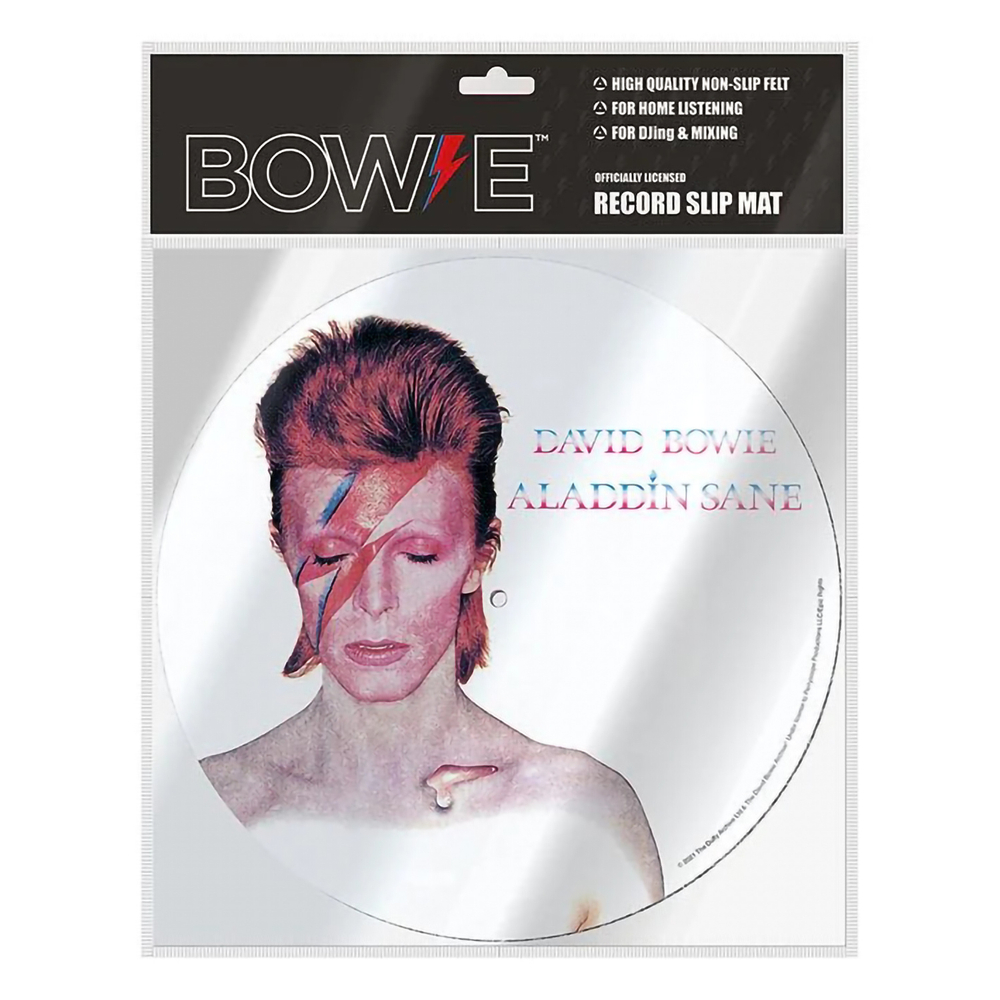 Слипмат Для Проигрывателя Виниловых Пластинок (David Bowie Aladdin Sane)