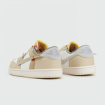 кроссовки Air Jordan 1 Low x Off-White Beige White