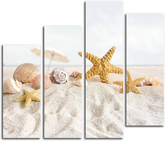 Модульная картина "Звезды на берегу"