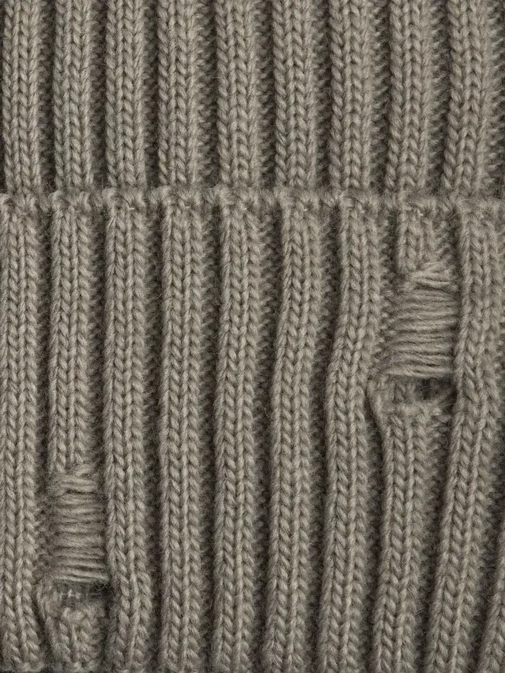 Шапка бини рваная и снуд осенняя