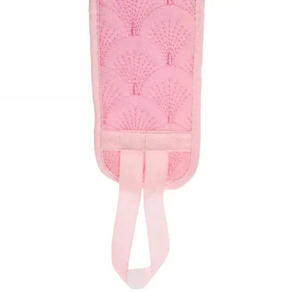 Мочалка для тела «Ultramarine - Body care», пилинг эффект, цвет розовый, 9,5*80см, Zip пакет