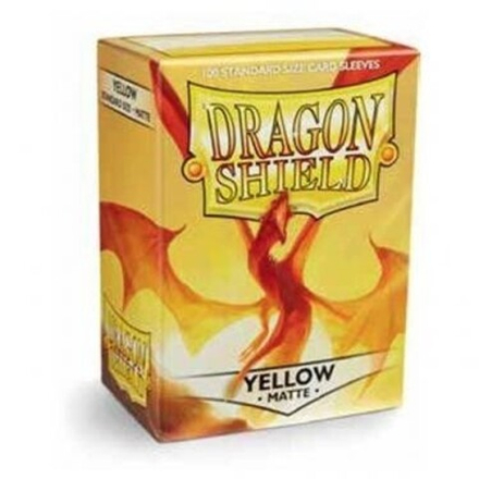 Протекторы "Dragon Shield" матовые желтые (100 шт.)