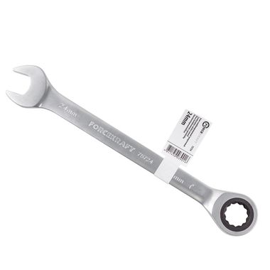 Ключ комбинированный трещоточный 24мм FORCEKRAFT FK-75724