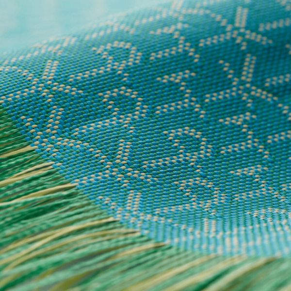 Чехол Pitaka Tactile Woven для iPhone 16 Pro, Зеленый монограм |Monogram Gold/Green