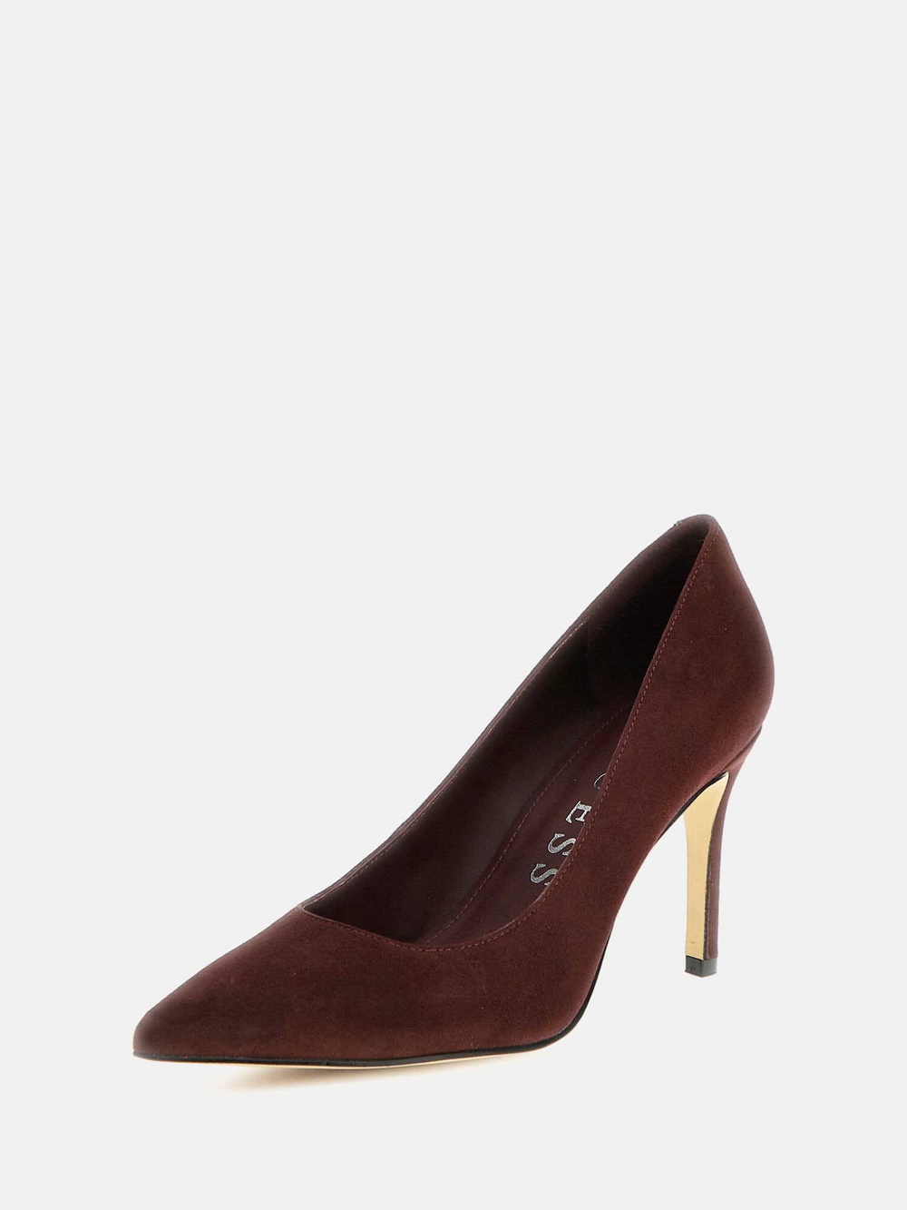 Кожаные туфли на шпильках RIPPY2 Guess - коричневый(FLFRPP SUE08)