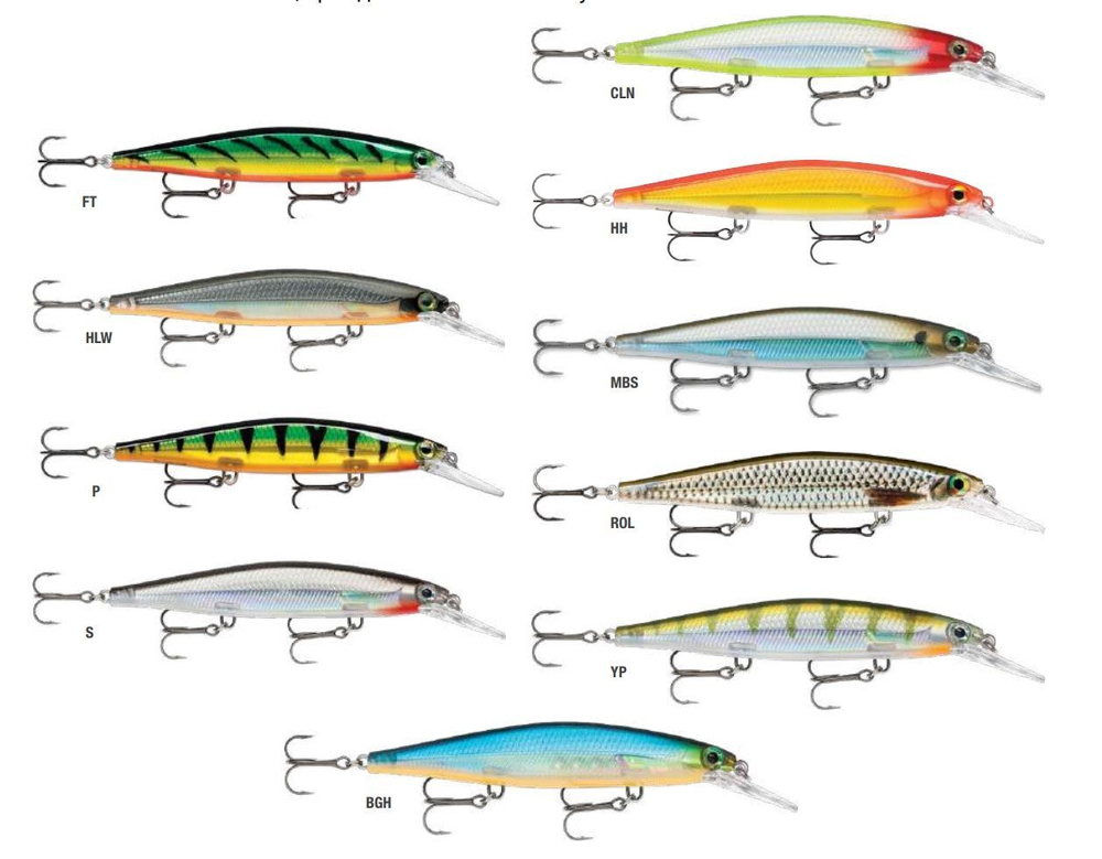 Воблер Shadow Rap Deep 11 11см 13гр цвет YP медленно тонущий