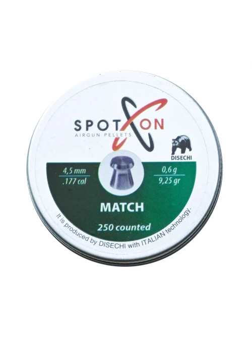 Пуля пневм. SPOTON Match 4,5 мм, 0,60 гр. (400 шт)