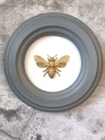 Панно 14 см. насекомые на стену для интерьера Пчела