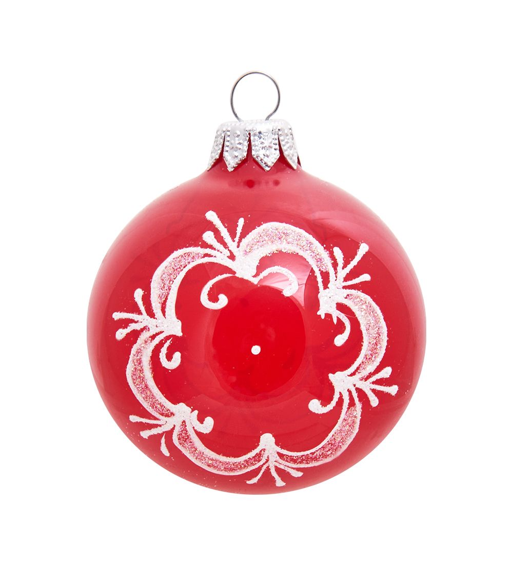 Элита НФШ-1378/1 Набор ел.украшений Шар 3шт «Снежинка» 65 мм