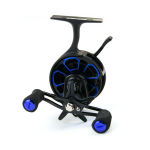 Катушка зимняя Grows Culture, Темно-синий, R (7+1BB, мет. шпуля)