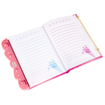 Блокнот 11,0 см * 15,0 см , 7БЦ, Alingar, мат. ламинация, поролон, код. замочек, 50л., линия, "Букет",