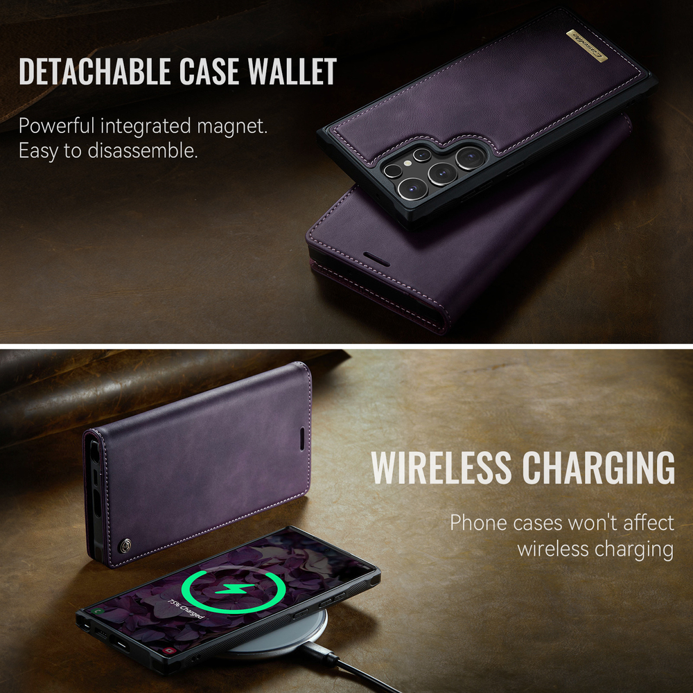 Чехол-кошелек CaseMe 2 in 1 MagSafe Samsung Galaxy S23 Ultra