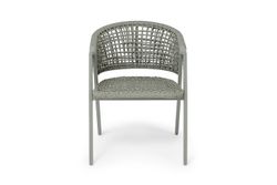"Амстердам" плетеный стул из искусственного ротанга, цвет серый