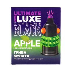 Презерватив LUXE ULTIMATE Грива Мулата (черный, аромат Яблока)