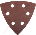 Треугольник шлифовальный ЗУБР ″Мастер″ универсальный на велкро основе, 6 отверстий, Р100, 93х93х93мм, 5шт