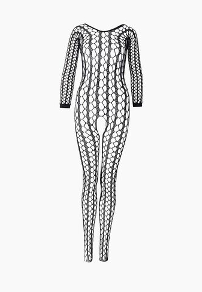 Боди-комбинезон в крупную сетку Le Frivole черный S/L