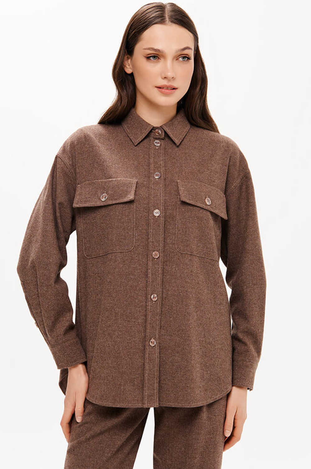 23370 Блузка женская (какао)