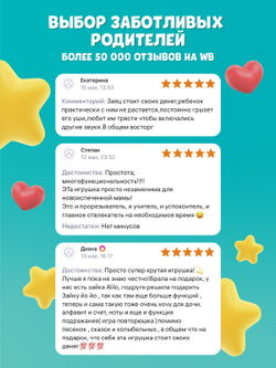 Интерактивная обучающая музыкальная игрушка Умный зайка alilo R1+ Yoyo