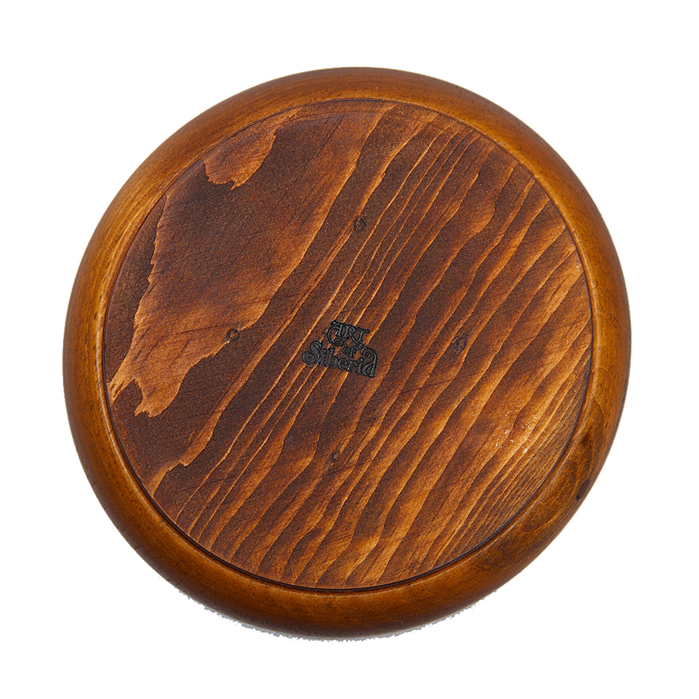 Деревянная чаша Art of Siberia из древесины сибирского кедра 14.5 см. T71