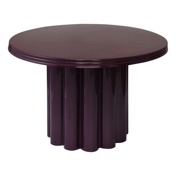 Столик кофейный Vivlend, D57 см, ночная слива