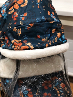 Коляска комбинированная «Ника Детям 7-5» принт: цветочный темный (арт. НД7-5/3)