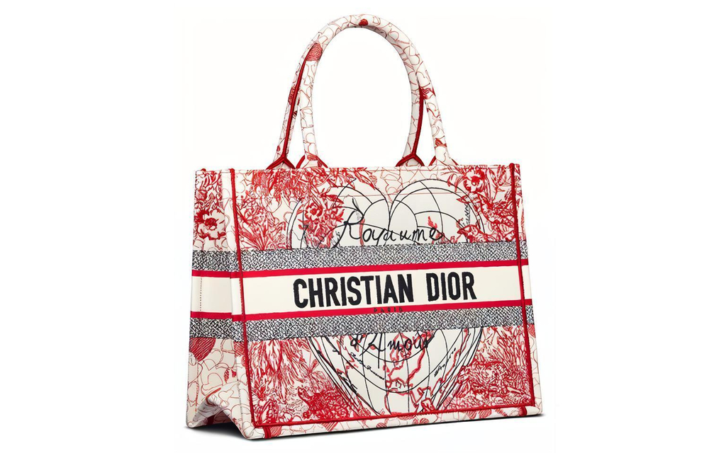 Сумка DIOR BookTote D-Royaume d'Amour Tote, M1296ZRHT-M927