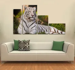 Модульная картина "Амурский тигр"