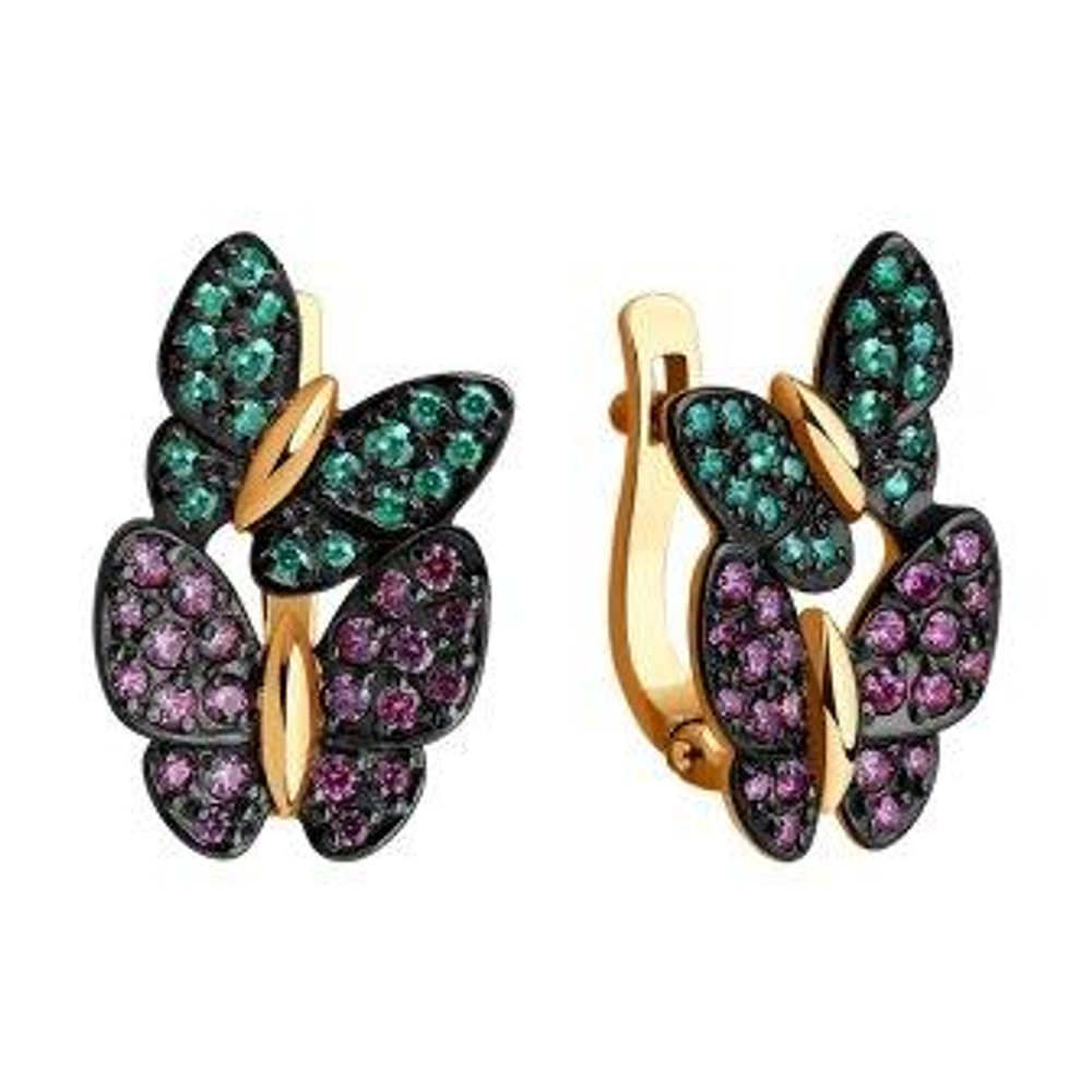 Серьги Бабочки