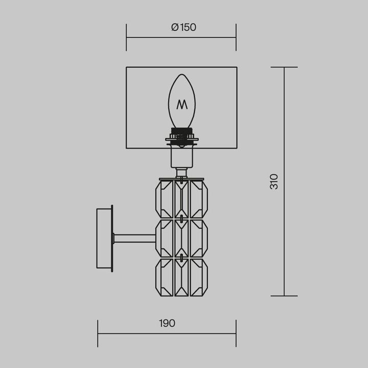 Бра Maytoni Talento DIA008WL-01CH