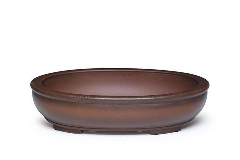 Премиальный неглазурованный горшок для бонсай от Мастера Чжана (исинская керамика) | 33.0*26.5*7.5