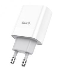USB Зарядное устройство HOCO C80A Rapido PD20W+QC3.0 charger, type-c, usb (EU), белый