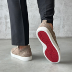 Обувь Christian Louboutin #D71K замша (беж.)