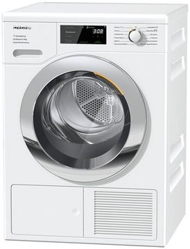 Сушильная машина Miele TEF775WP ChromeEdition (дисплей на немецком языке), белый лотос