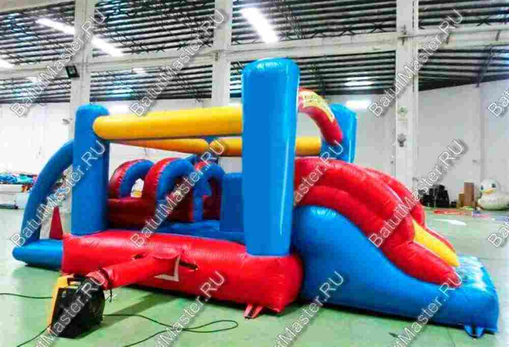 Коммерческий надувной батут "Батутный дрифт" 5,5*3*2,5 м