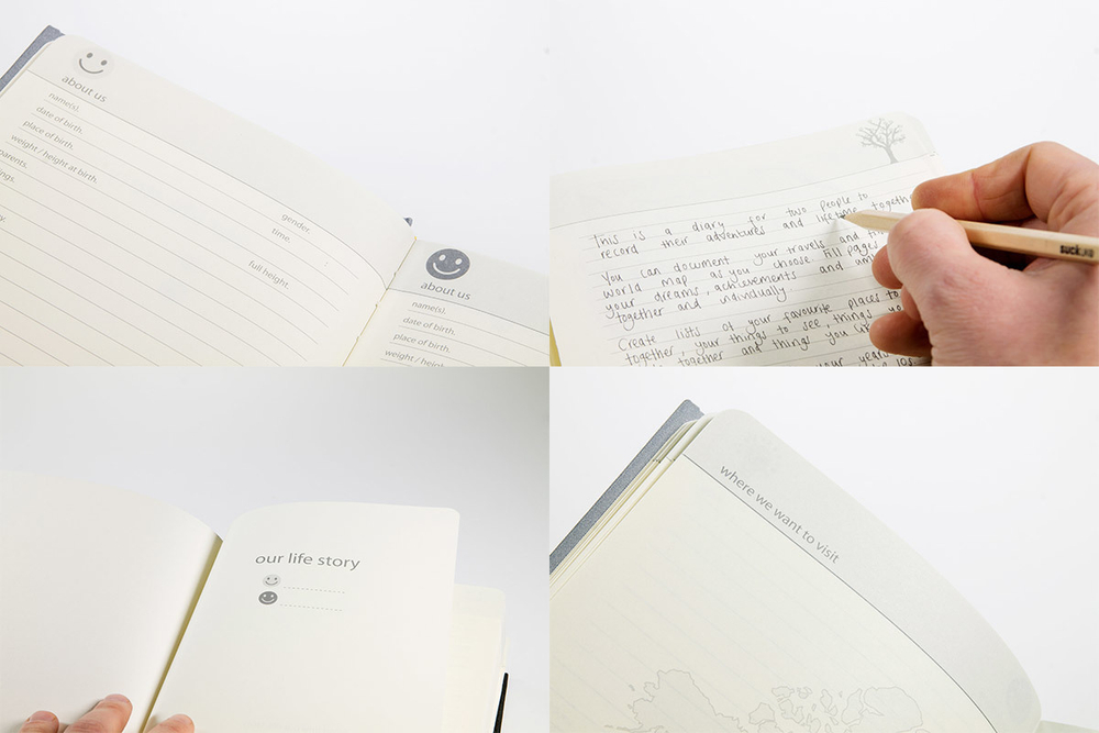 Дневник для двоих our life story серый