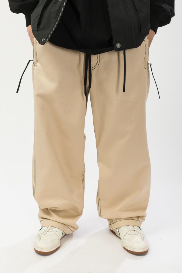 Брюки Jpant Wide Бежевые Светлые - фото 1