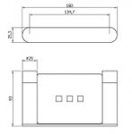 Мыльница нерж. сталь VERONA 16875.B глянцевый