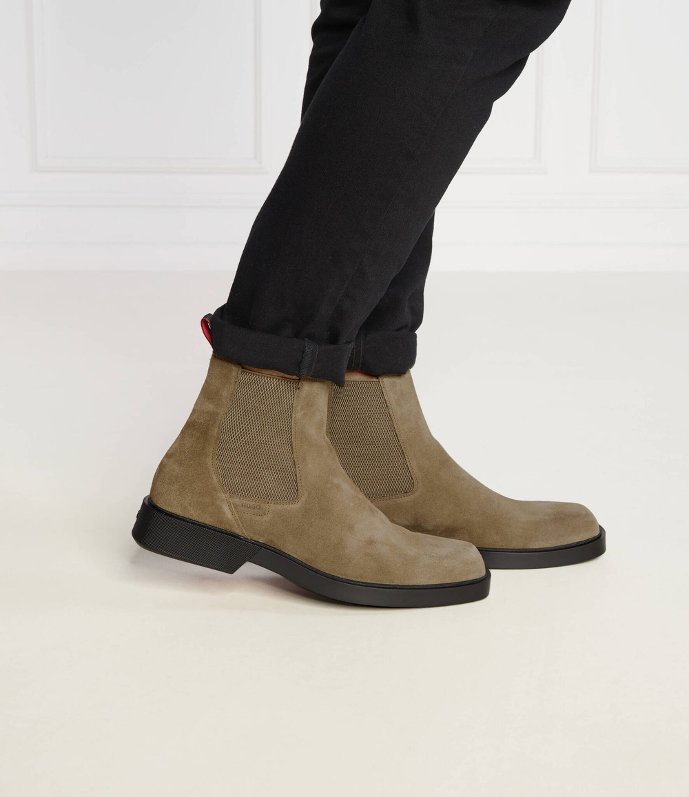 Кожаные челси iker cheb sd HUGO - коричневый(50497807)