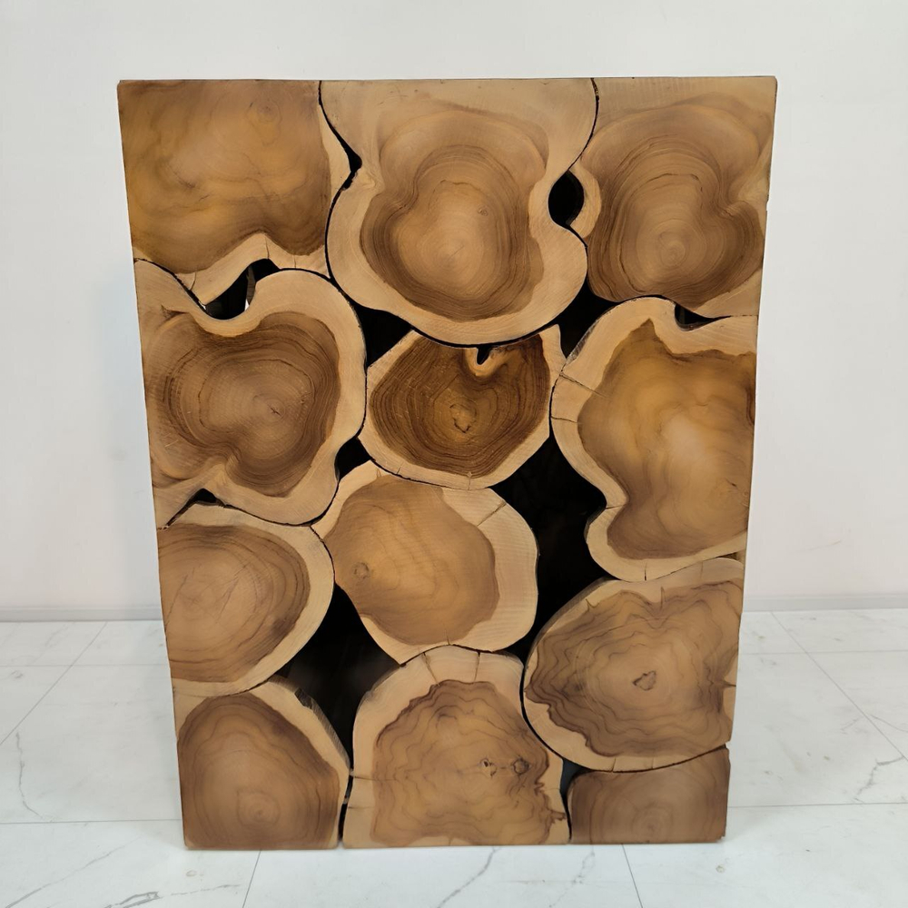 Стол из корня тикового дерева 50128 Викал (60*60*80)