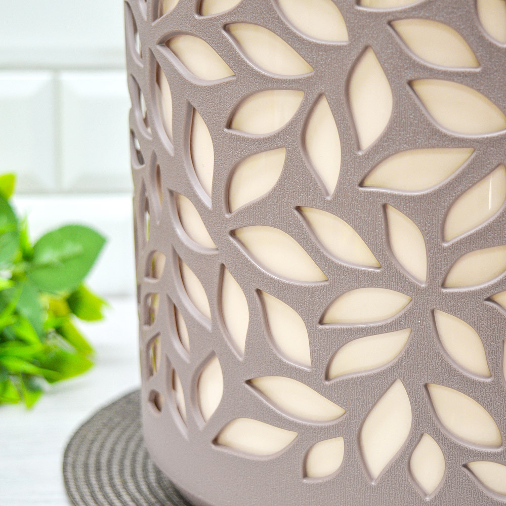 Кашпо Leaves 8л, мокко/пудра