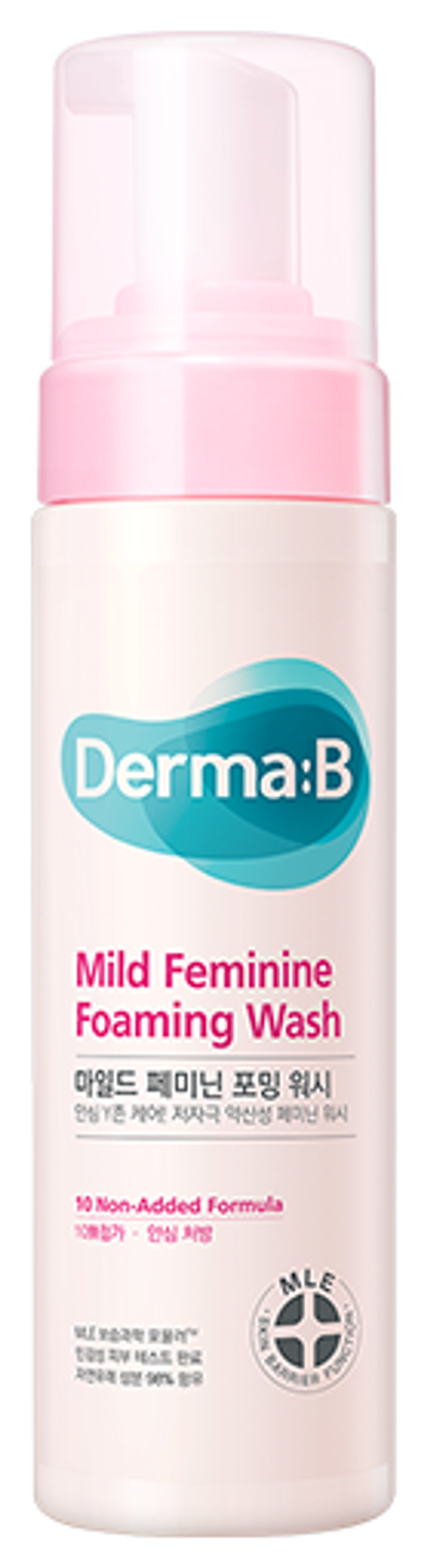 DERMA:B Нежнaя пенка для интимной гигиены 200мл  Mild Feminine Foaming Wash