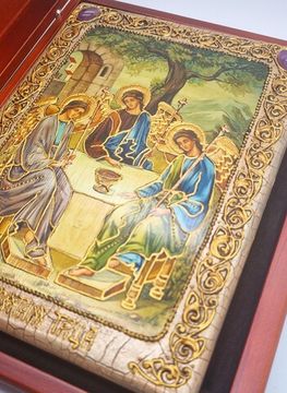 Икона. Святая Троица. 150 х 200 мм