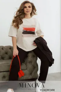 Костюм 2498-шоколадный Minova