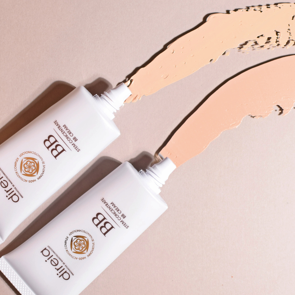 Антивозрастной ВВ крем с защитой от солнца SPF 50+/PA++++ Direia Stem Concentrate BB Cream