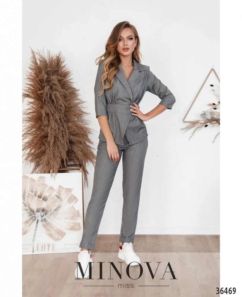 Костюм 1115-серый Minova