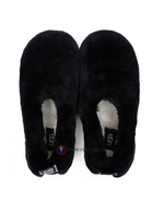 HAILEY FLUFF SLIPPERS Black