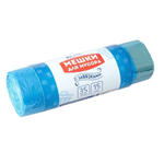 Мешки для мусора в рулоне "Домашний Сундук" с ЗАВЯЗКАМИ 35л*15шт голубые 19мкм ДС-168